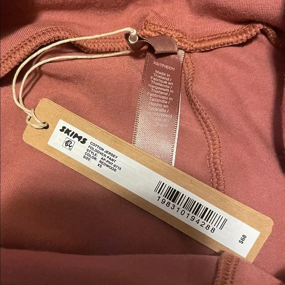 Cotton jersey fold over pants - Picture 2 of 4